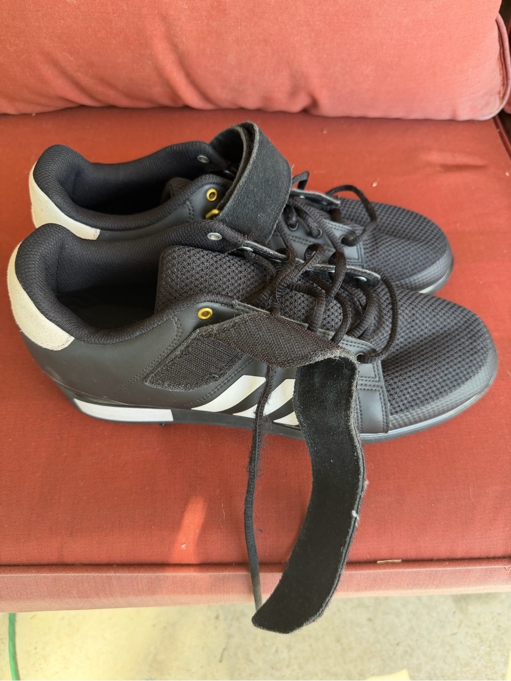 adidas Power Perfect 3 Weightlifting Shoes Men’s 12.5 Black White BB6363